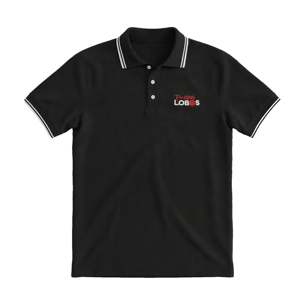 Playera Polo Preparatoria Lobos